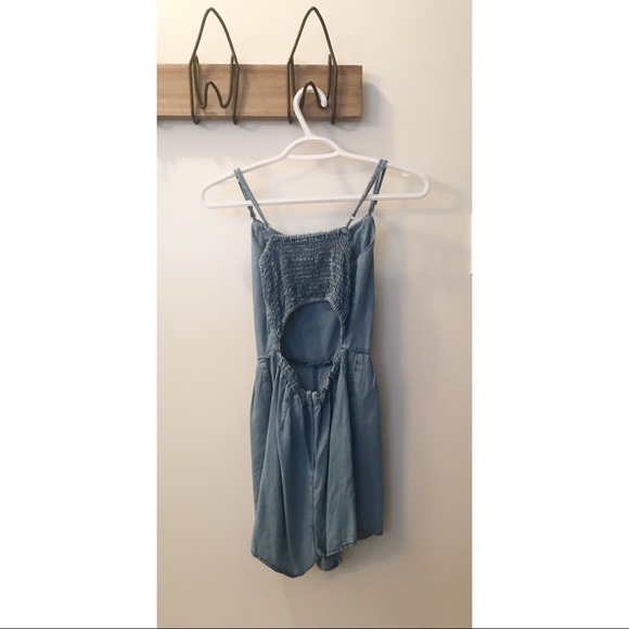 Garage Denim Style Romper - Picture 2 of 2